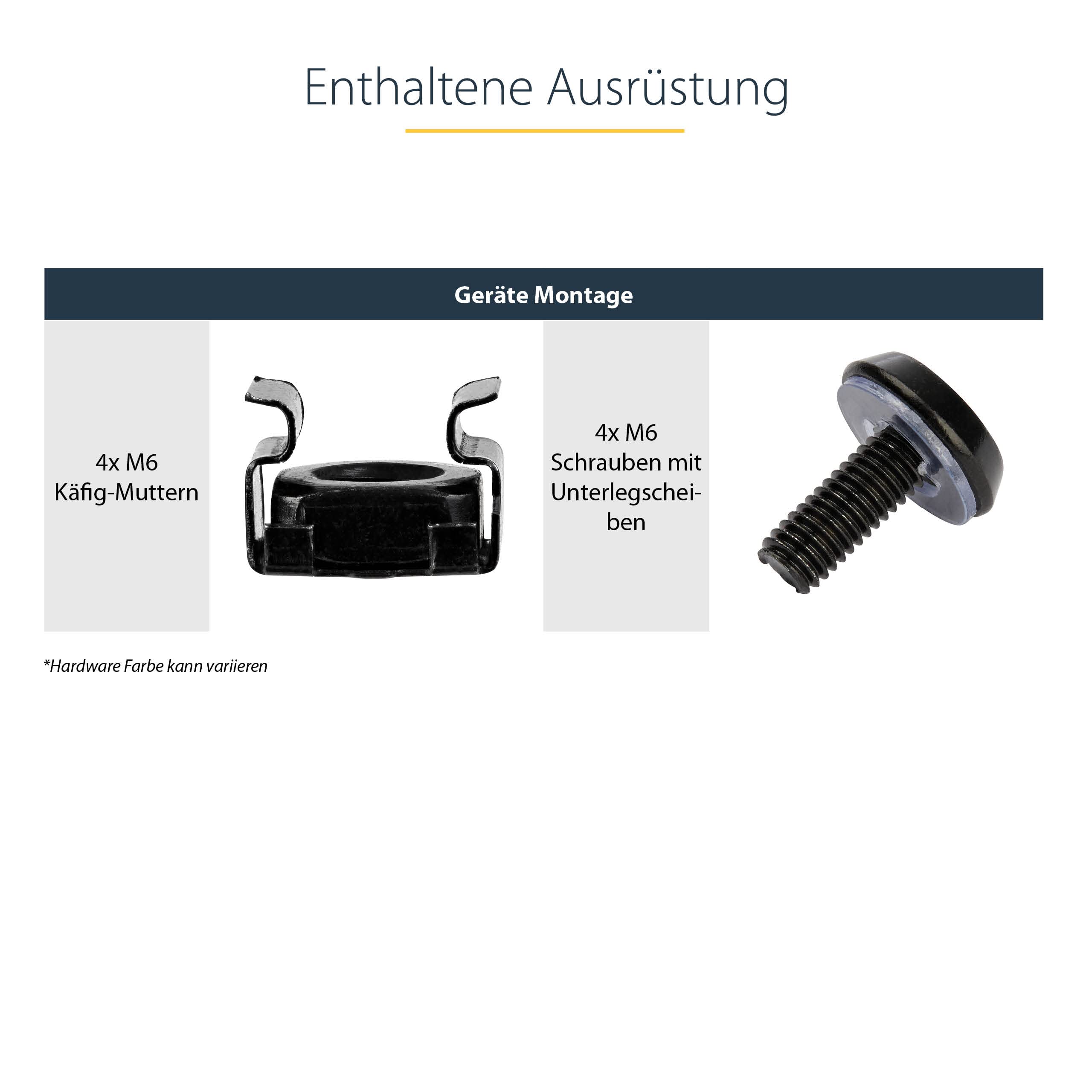 StarTech.com 1HE Regalboden für Racks - Belüftete Freitragende Fachboden für 19" Netzwerkschränke und Racks, 20kg, 10" Tief