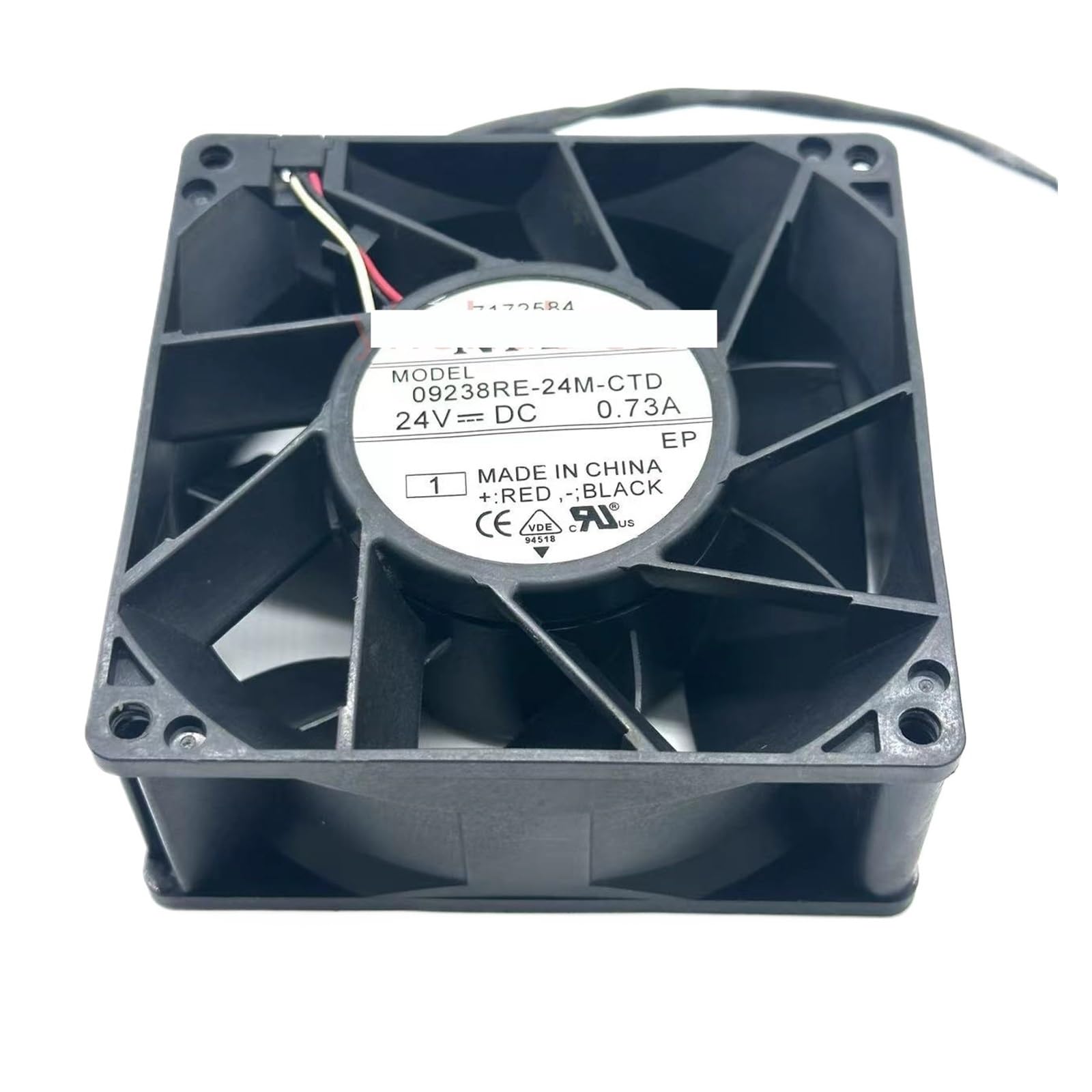 Ventilateur de serveur 24V à haut flux d'air pour le refroidissement intensif des racks réseau