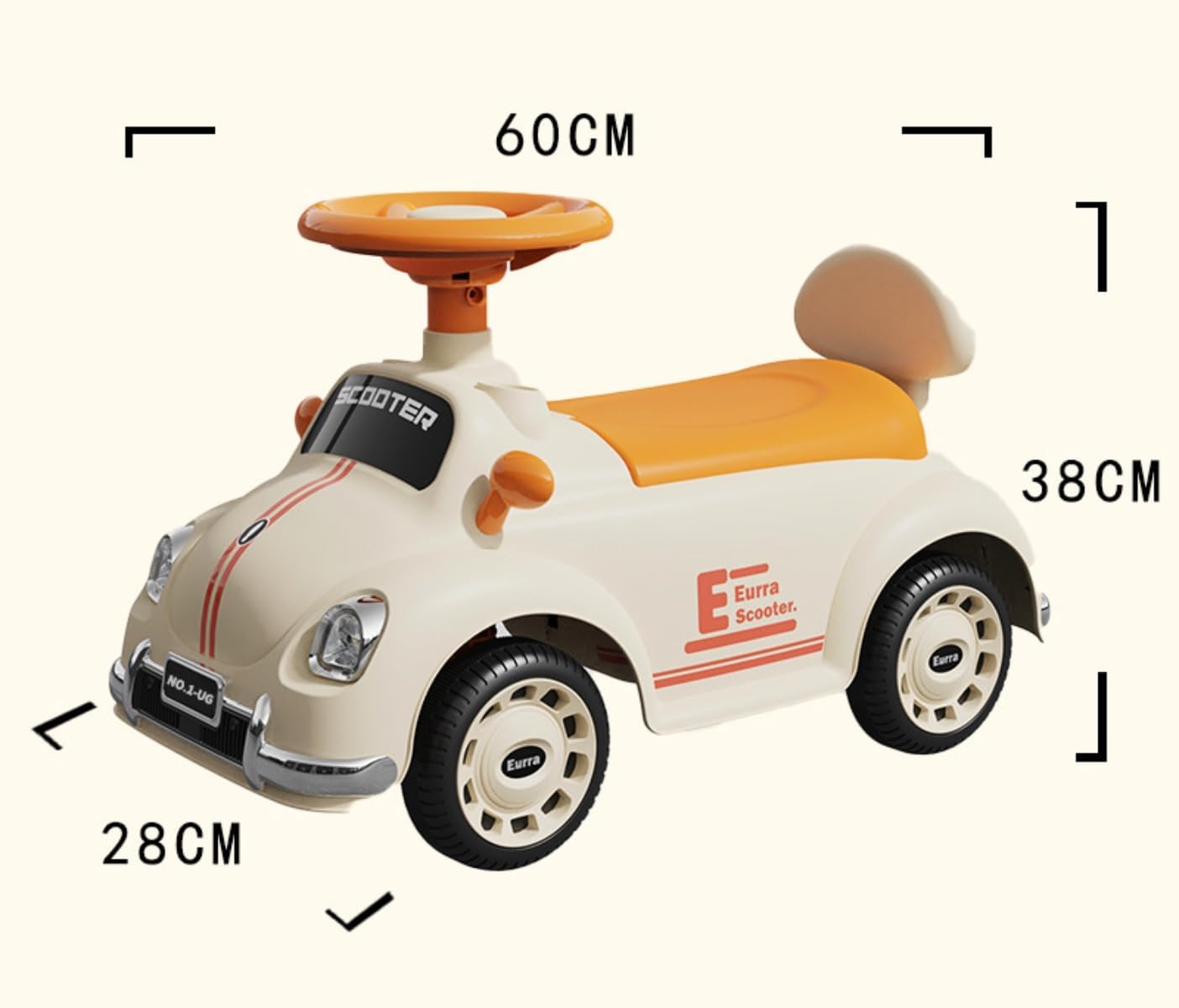 レトロカー風ミニカー四輪 シルバー ナンバー1　足こぎ　オモチャ　子供 51qn+mANMhL._AC_SY200_QL15_.jpg