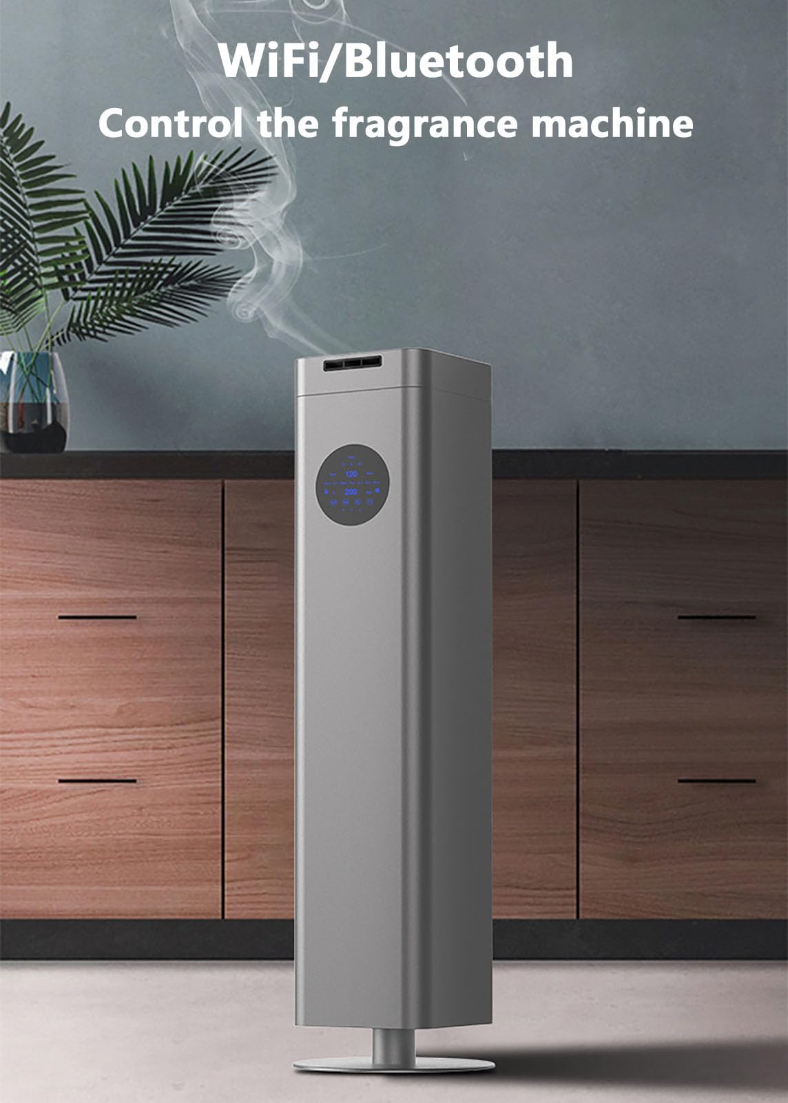 Diffusore di fragranza senz'acqua da pavimento, macchina del profumo da 1000 ml con nebulizzazione fredda, ampia copertura di 3000 mq per uso commerciale e domestico