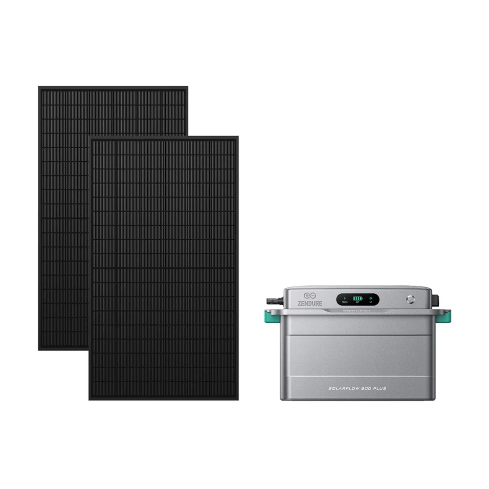 Zendure SF800 Plus Balkonkraftwerk mit Speicher, mit 2 515W Solarpanels