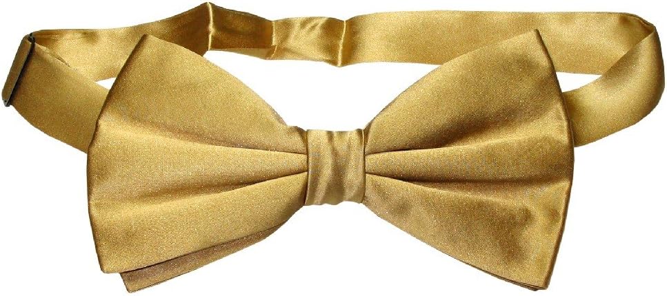 Vesuvio Napoli 100% SILK BOWTIE SOLID Color Mens Bow Ties for Tuxedo or Suit Boxed Pure Silk Tie