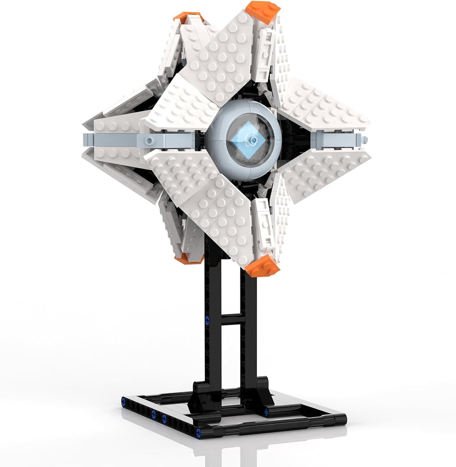 Nubee Ghost Shell Building Blocks for Kids Ages 9+, Generalist Shell Building Toy Sets, Featuring a Display Stand, Lightfall Model Toy for Adults, Game Fans (378 Pieces) - Image 8