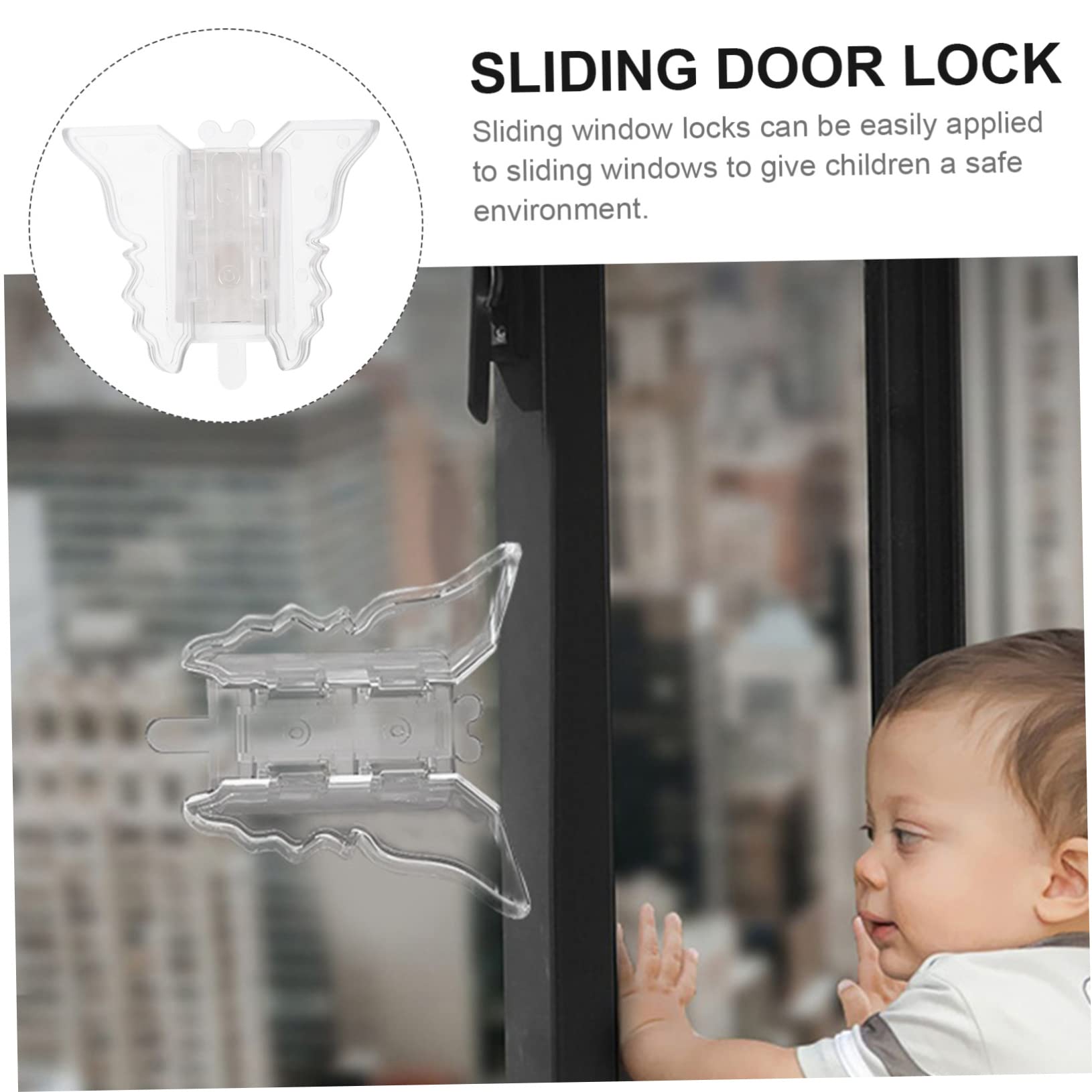 Uonlytech 30stücke Teiliges Fenster Und Schiebetürsicherung Für Mädchen Sicherheitsstopper Begrenzung Fensteröffnung Kindersicherung Für Fenster Und Türen Transparent