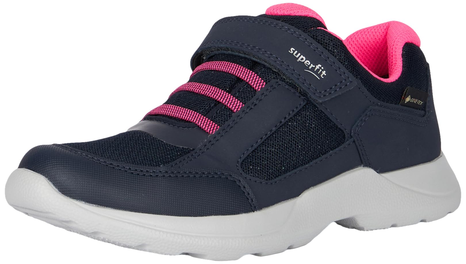 Superfit Rush Gore-Tex Sneaker, Blue Pink 8020, 8 UK