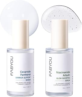 Juego de rutina de suero de barrera y brillo ...