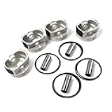 ZDKK 4Pcs Engine Pistons Rings Set 23410-2G200,23410-2G210 For 2007–2013 Sonata G4KE 2.4L