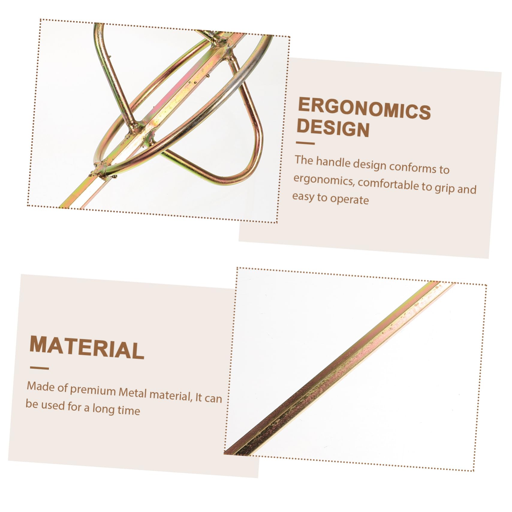 BESTonZON Metal Construction Electric Stirrer Paint Cement Mixer Drywall Mud Stirring Rod Replacement