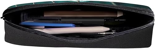 Miniatura 5 de FOR U DESIGNS Caja de lápices con patrón de fútbol para niñas y niños, organizador multifunción de papelería