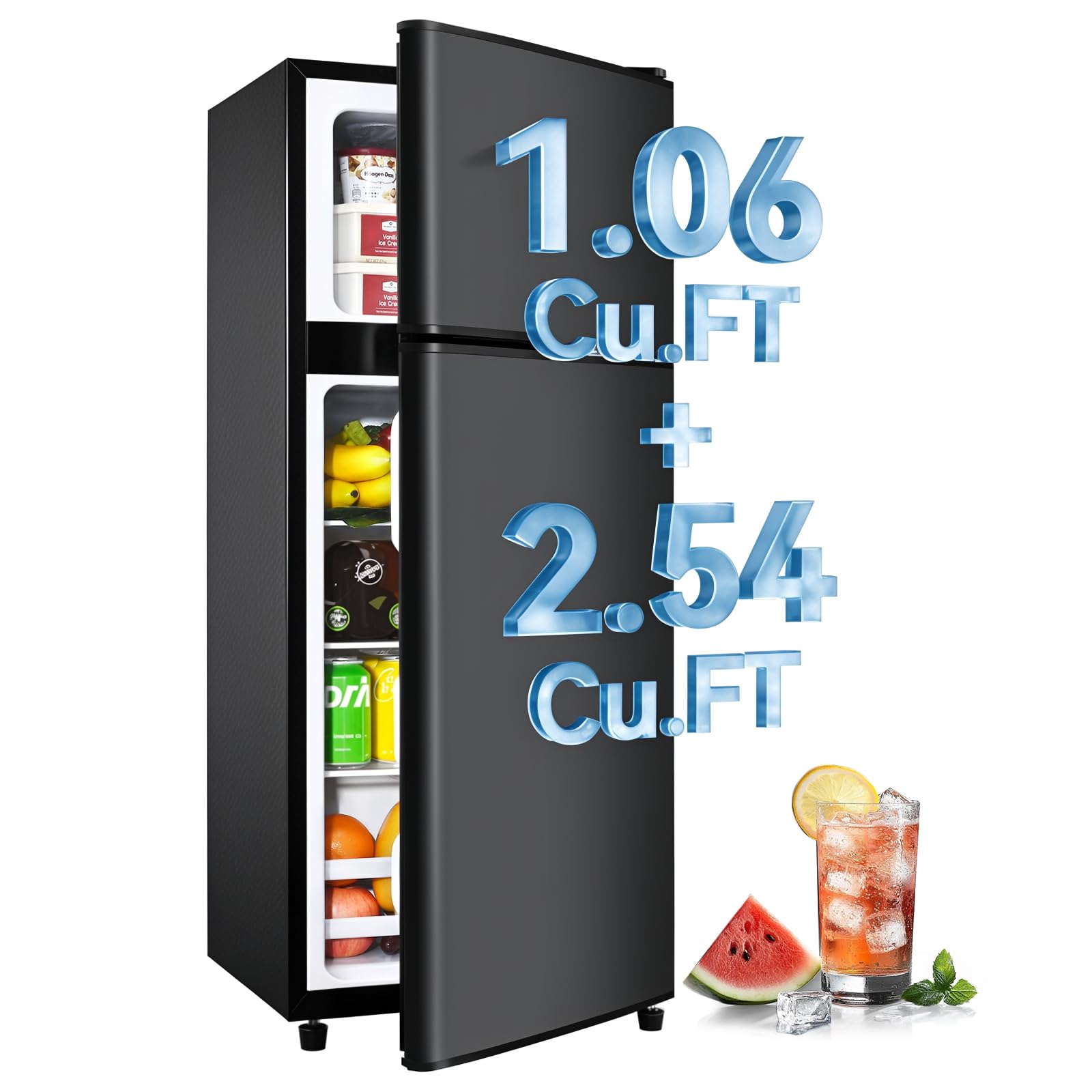 3.6 Cu.Ft Fridge with Freezer