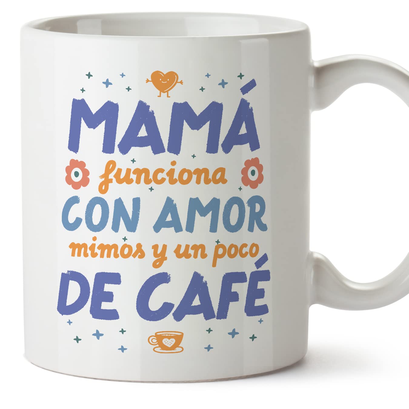 MUGFFINS Mother/Mum Mug - in Spanish - Regalos Padres y Madres - Funny Gift for Mother's Day - Ceramic 11oz Mug