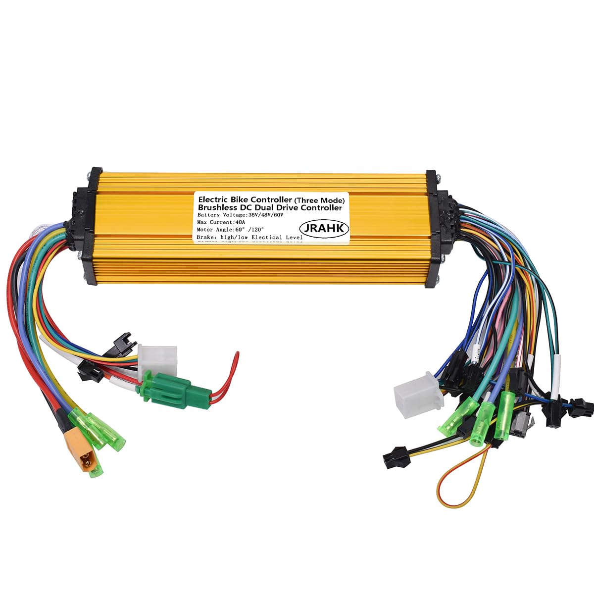 Photo 1 of JRAHK 36V-60V 2000W Dual Drive Sine Wave Controller, E-Bike Controller for Electric Bicycle Scooter, 36A-40A