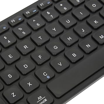 Targus Compact Multi-Device Bluetooth Keyboard - Compatible with Chrome OS, Windows, macOS, iOS, and Android (AKB862US)