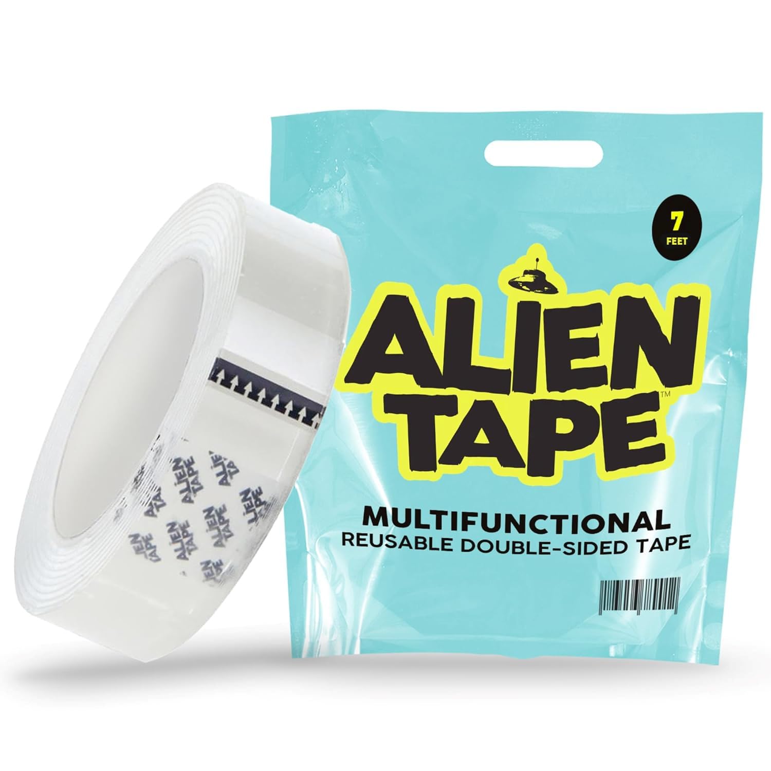 取り置き Alientape ナノ両面テープ 7フィート 多目的 取り外し可能 粘着 透明