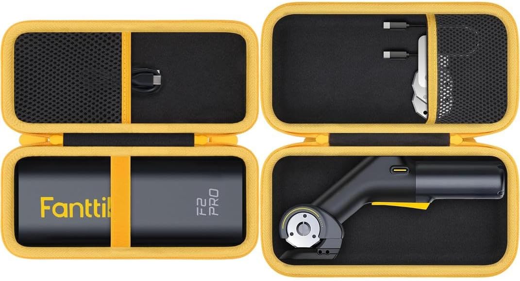 Aenllosi for Fanttik F2 PRO Cordless Rotary Tool Kit Hard Case, Rotary Tool Organizer + Fanttik C10 Pro BowGuide Electric Cardboard Cutter Hard Case, Cordless Electric Scissors Organizer