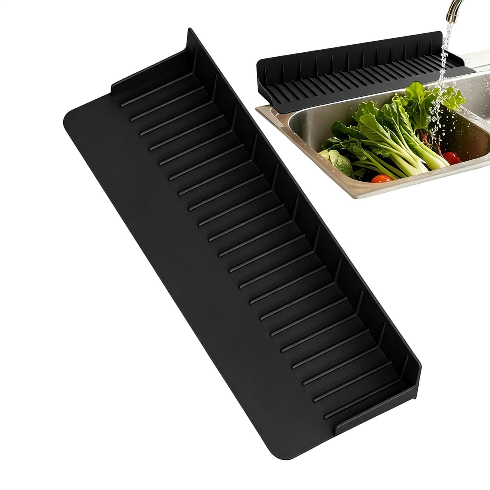 Protector de silicona para fregadero y lavabo: barrera contra salpicaduras