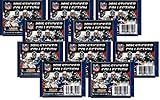 10 (Ten) Packs of 2015 NFL Sticker Collection Football Cards - 10 Sticker Packets (70 NFL Stickers)