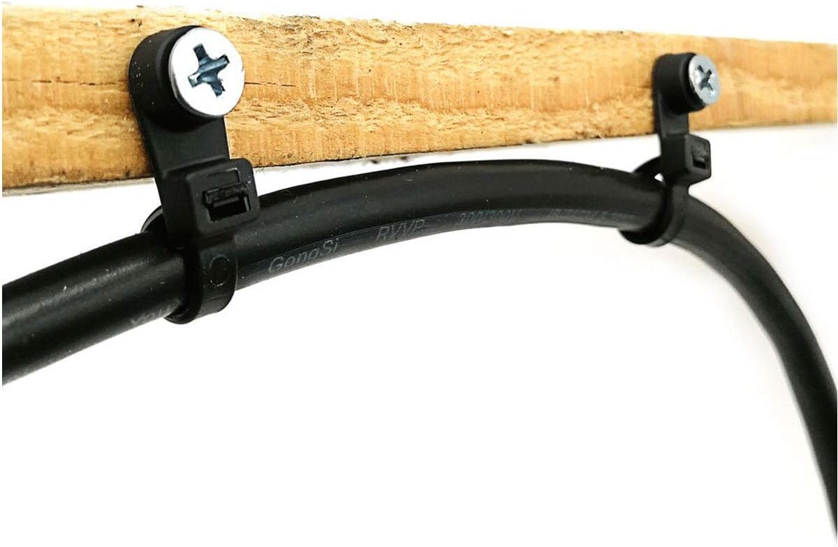 Onе-Dау Sаlе: Uр tо 60% оƒƒ 1000 Pieces 8 Screw Down Nylon Cable Zip Ties Mounting Hole 50 Lbs Test Black Uр Tо 60% оƒƒ 1000 Pieces 8 Screw Down Nylon Cable Zip Ties Mounting Hole 50 Lbs Test Black