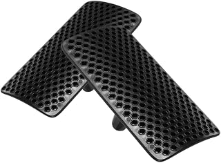 Cabilock 2 Deflectores De Viento Para Parabrisas De Aire Acondicionado Deflectores De Ventilación Para Coche Abs Color Negro