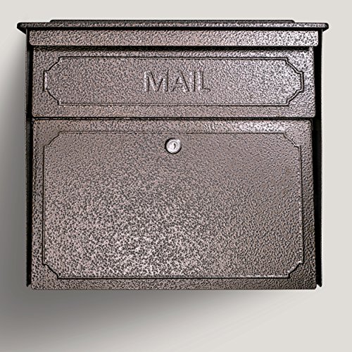 Mail Boss 7174 Townhouse, Bronze Wall Mount Decorative Locking Security Mailbox For Home,Medium #TOP1