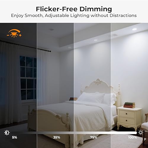 Miniatura 4 de PAR38 Bombillas LED para exteriores, equivalente a 100 W, luz blanca diurna de 5000 K, reflector LED regulable impermeable para porche, patio,