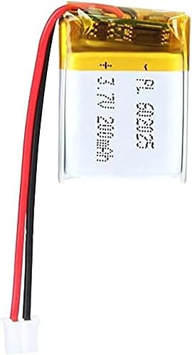 3.7V 200mAh 602025 Lipo Rechargeable Ion Pack with JST Connector 1pcs