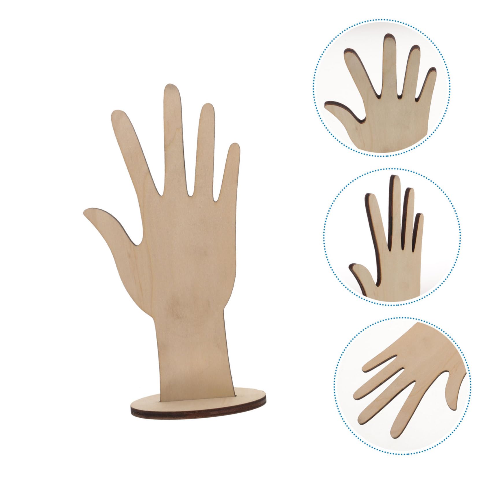 BUGUUYO hand jewelry holder hand Bracelet stand hand jewelry display holder hand mannequin jewelry ring display holder retro decor hand ring display holder Model wooden human body