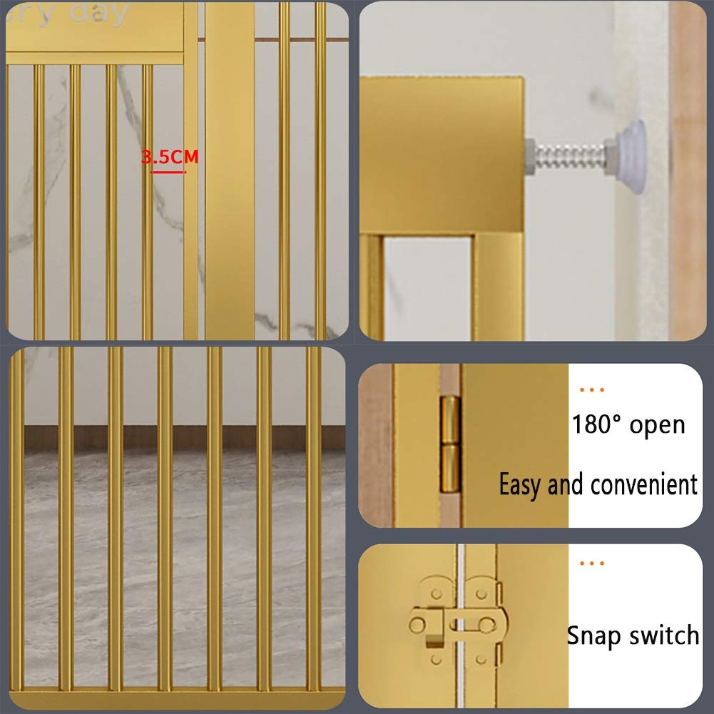Cancelletto Di Sicurezza Safetots Extra Alto 104cm - Per Scale E Bambini, Chiusura A Pressione, Nero - Foto 2