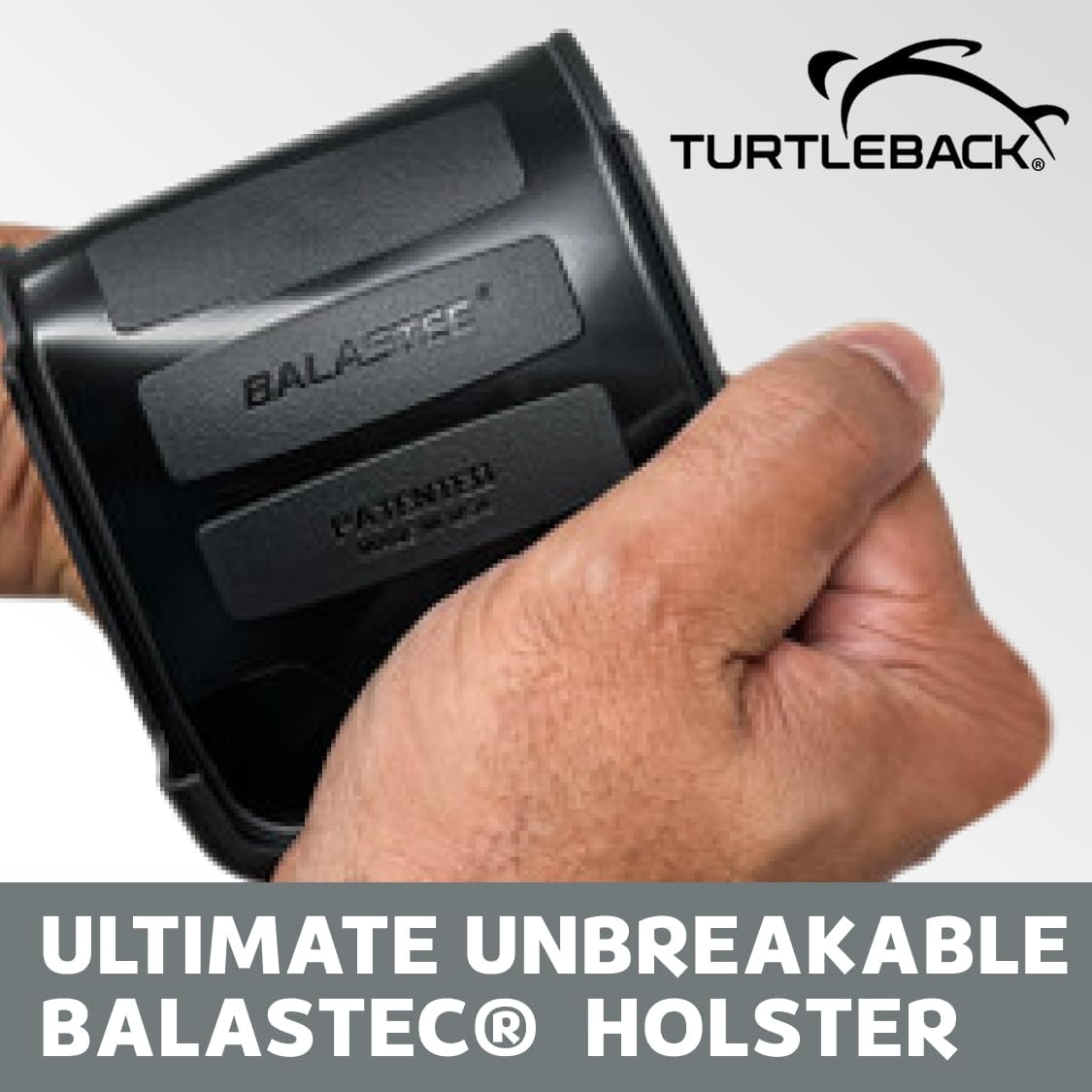 Balastec for iPhone 16 Pro, Unbreakable Resin-Metal Belt Clip with a Commuter, Symmetry, Tough Armor, Rugged Armor or Other Medium Sized Case, Case not Included