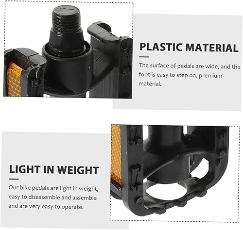 Miniatura 5 de Kisangel Accesorios de bicicleta, 2 pares de pedales, accesorios de bicicleta para niños, accesorios de bicicleta para exteriores, pedal de
