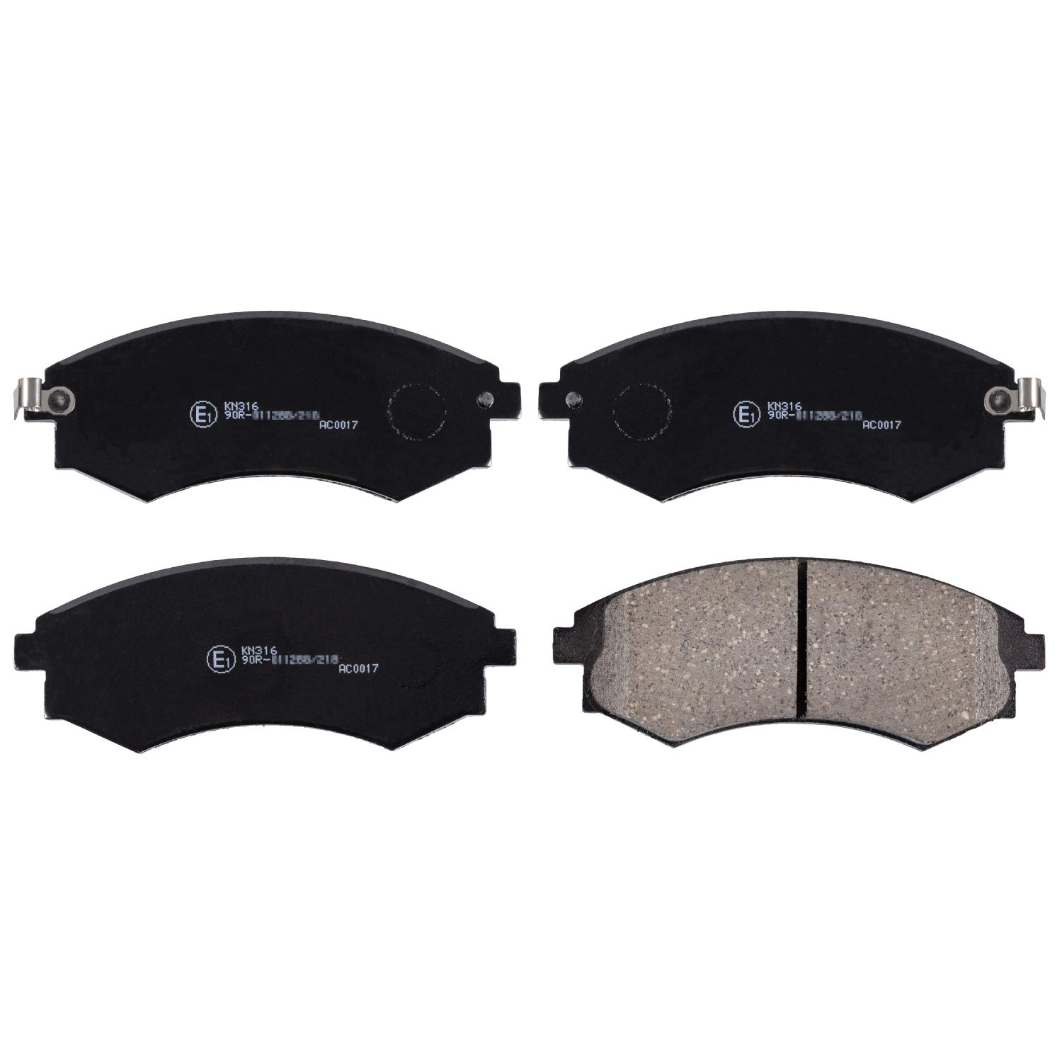 Febi Pastiglie Freno Set Asse Ant. Adatto A per Fiat 500L 116253