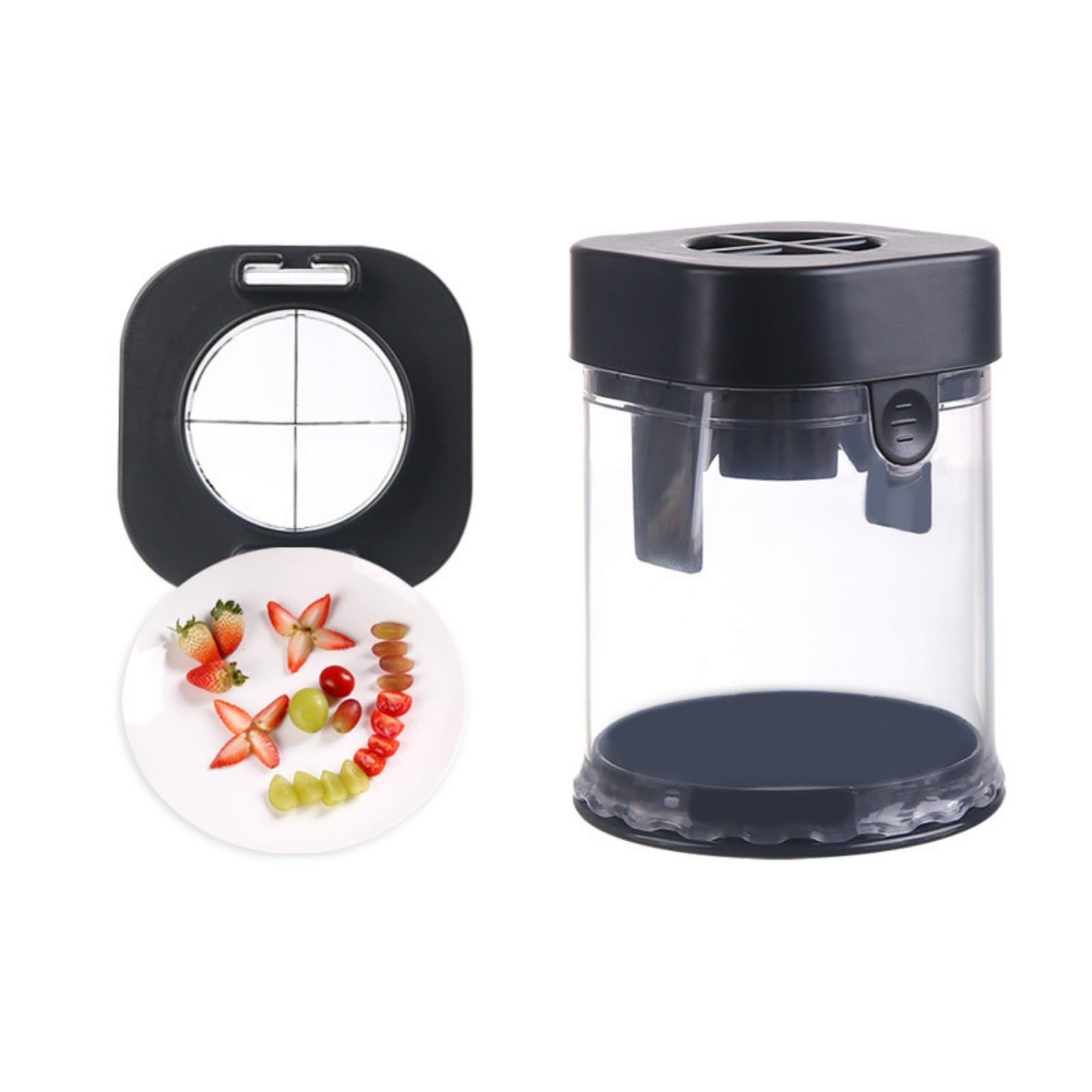 Shntig ABS Fruit Cutting Set for Safe & Simple Preparation of Various Fruits, for Home Kitchen Compact Fruit Cutter