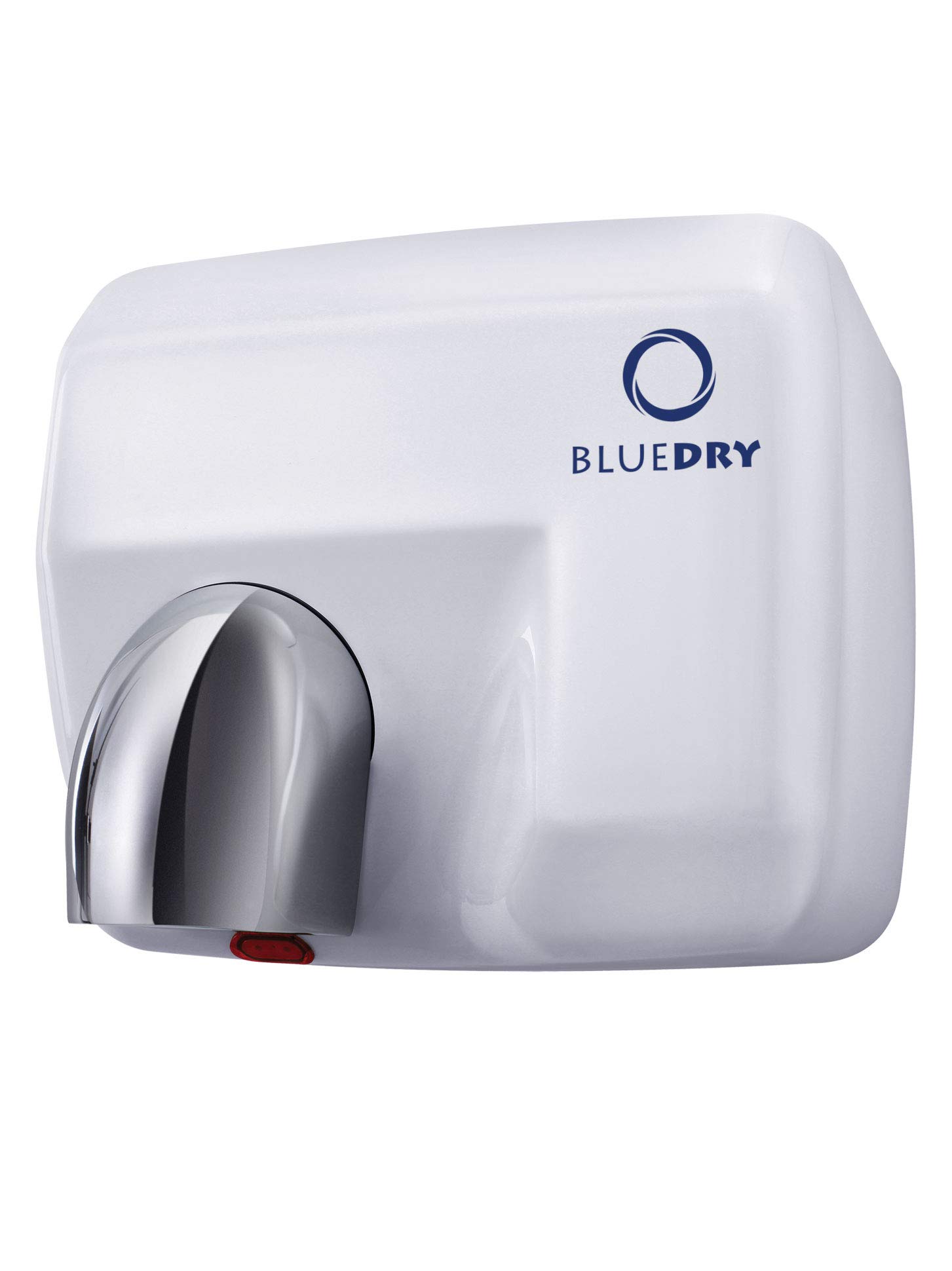 BLUEDRY Blue Storm Electric Automatic Rotating Nozzle Hand Dryer (White)