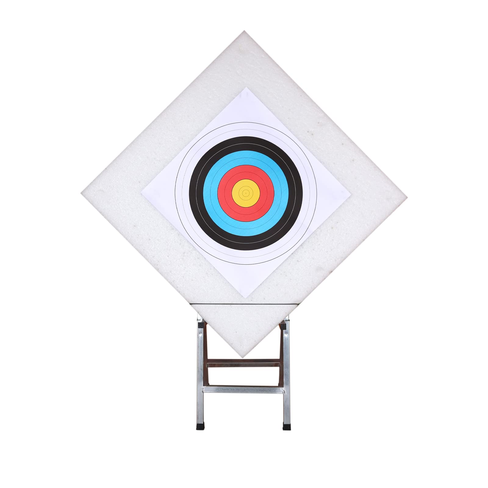 Stronghold FM Stand - Zielscheibenständer, für Pfeil und Bogen, für Zielscheiben bis 80x80x30cm Größe Bogenschießen Zielscheibe Ständer aus Metall