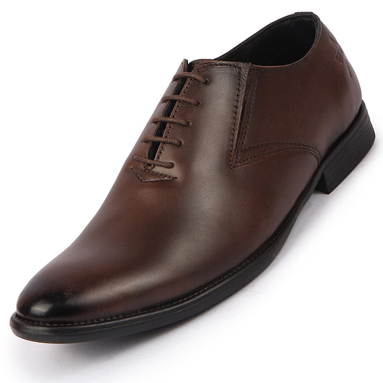 fausto Men's Formal Office Work Genuine Leather Oxford Lace Up Shoes-picture-56