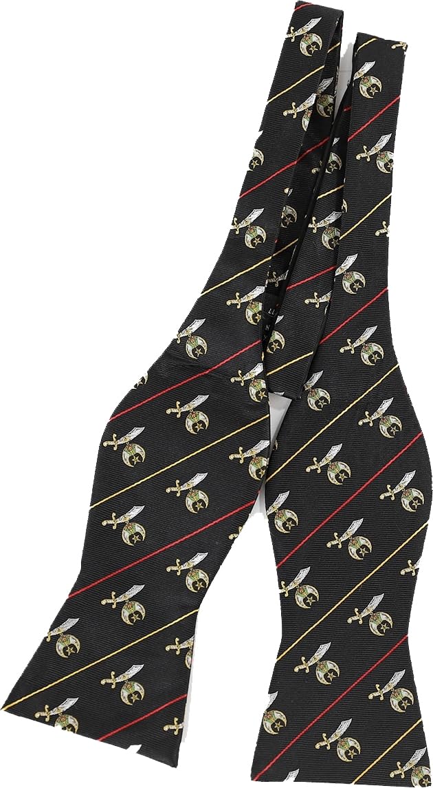 TCEShop Big Boy Shriner Divine Mens Bowtie [Black] - ID#5204
