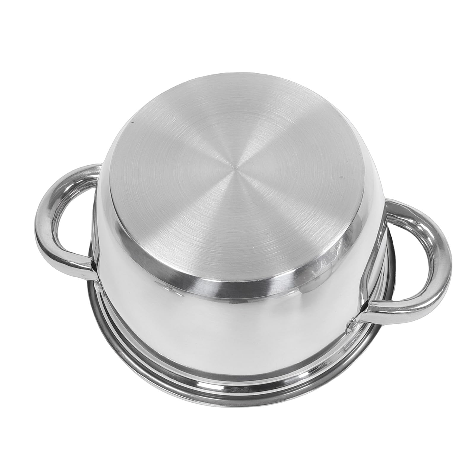 Set di Pentole in Acciaio Inossidabile, Design Ergonomico, Pentole e Padelle, Set da da 15 Pezzi per Chef Casalinghi