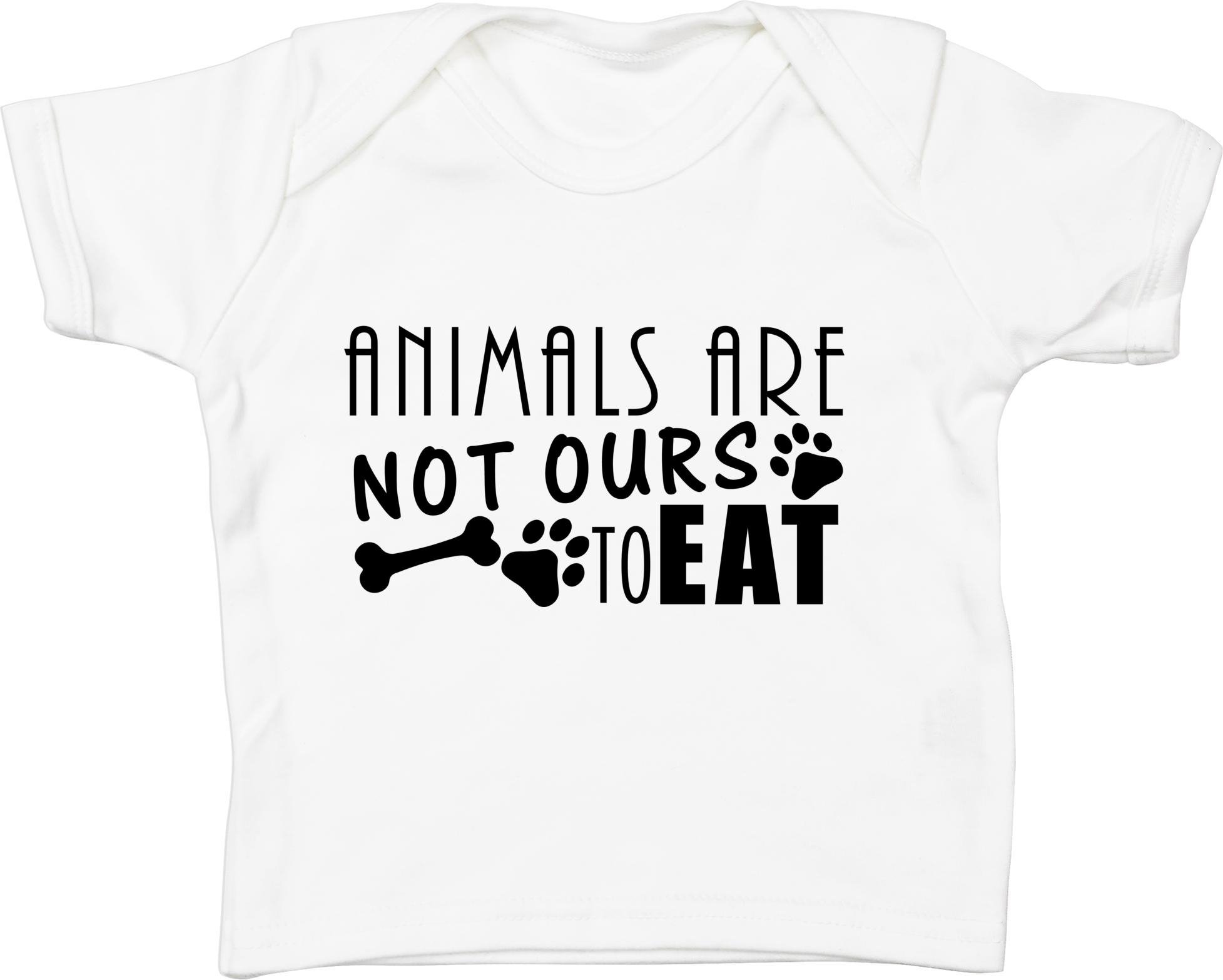 Hippowarehouse Animals are Not Ours to Eat Baby Unisex t-Shirt Short Sleeve