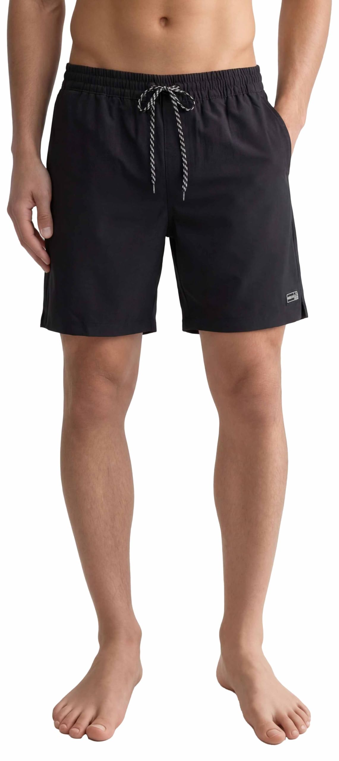 Hurley Men's Solid Volley Swim Shorts - Lightweight Quick‑Dry Board Shorts for Swimming & Beachwear