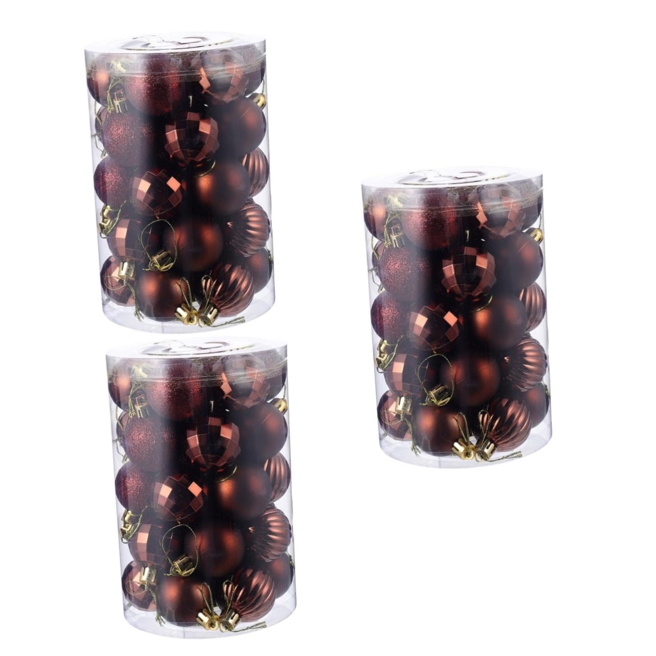 Zerodeko Adornos Colgantes De Navidad Forma De Bola para Árbol De Navidad Material Resistente Decoración y Navideños