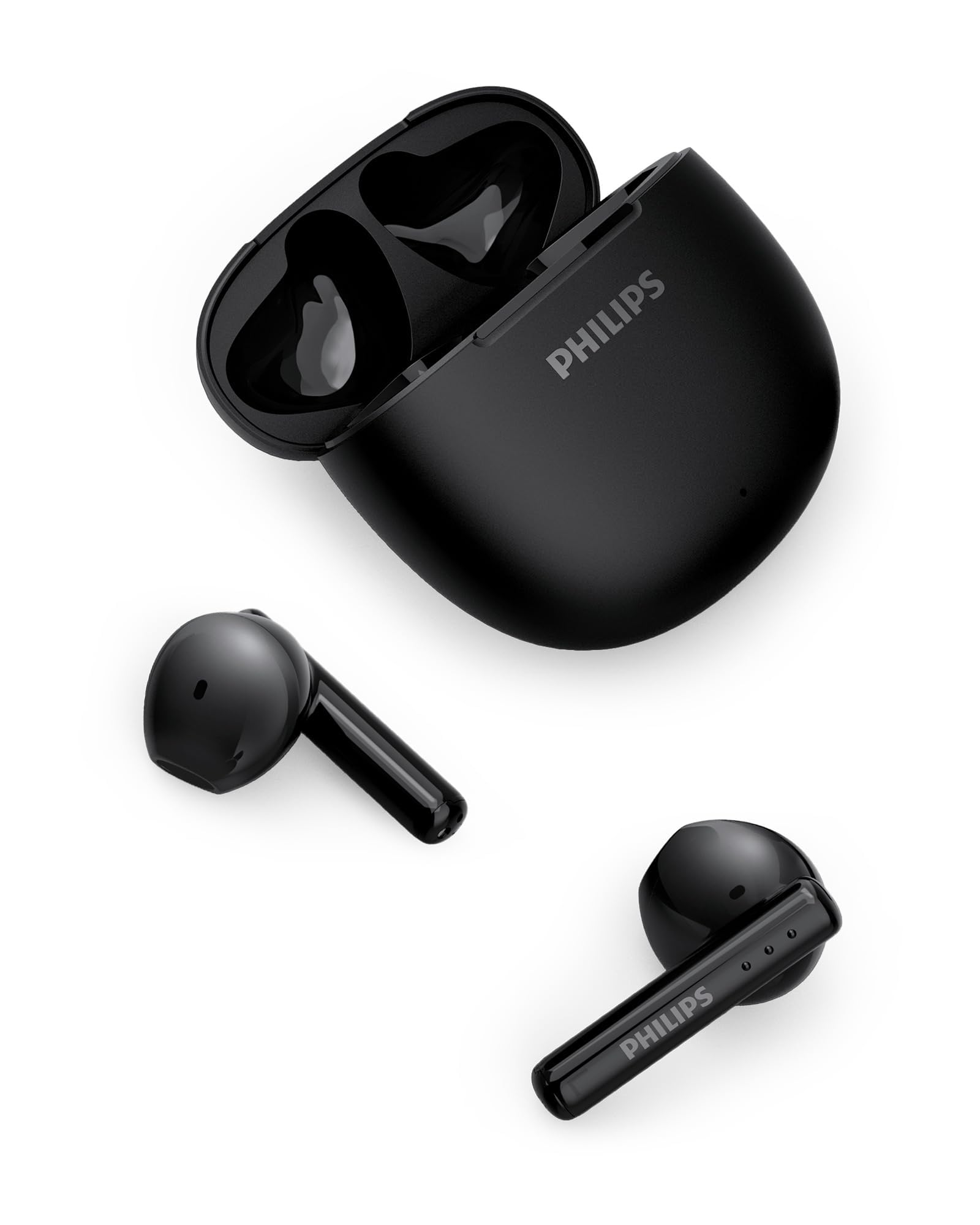 Philips TAT1139 Wireless Earbuds True Wireless Headphones Powerful Bass with 13 mm Driver Clear Call with AI Mic