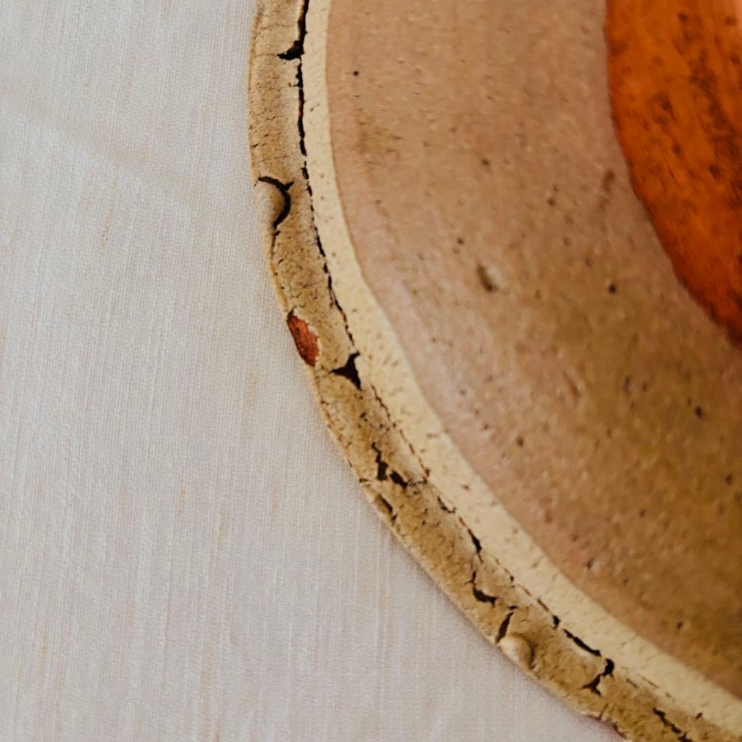 骨董品石皿 7寸皿 民藝 民芸 瀬戸焼 古瀬戸 瀬戸本業