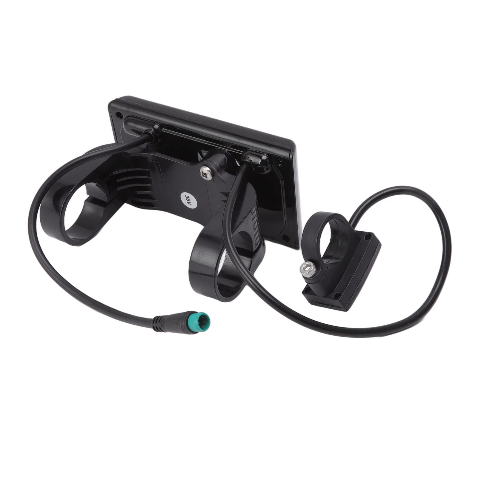 Buachois Pantalla LCD Impermeable para Bicicleta eléctrica de 24V 36V 48V