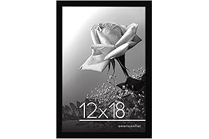 Americanflat 12x18 Black Wood Picture Poster Frame