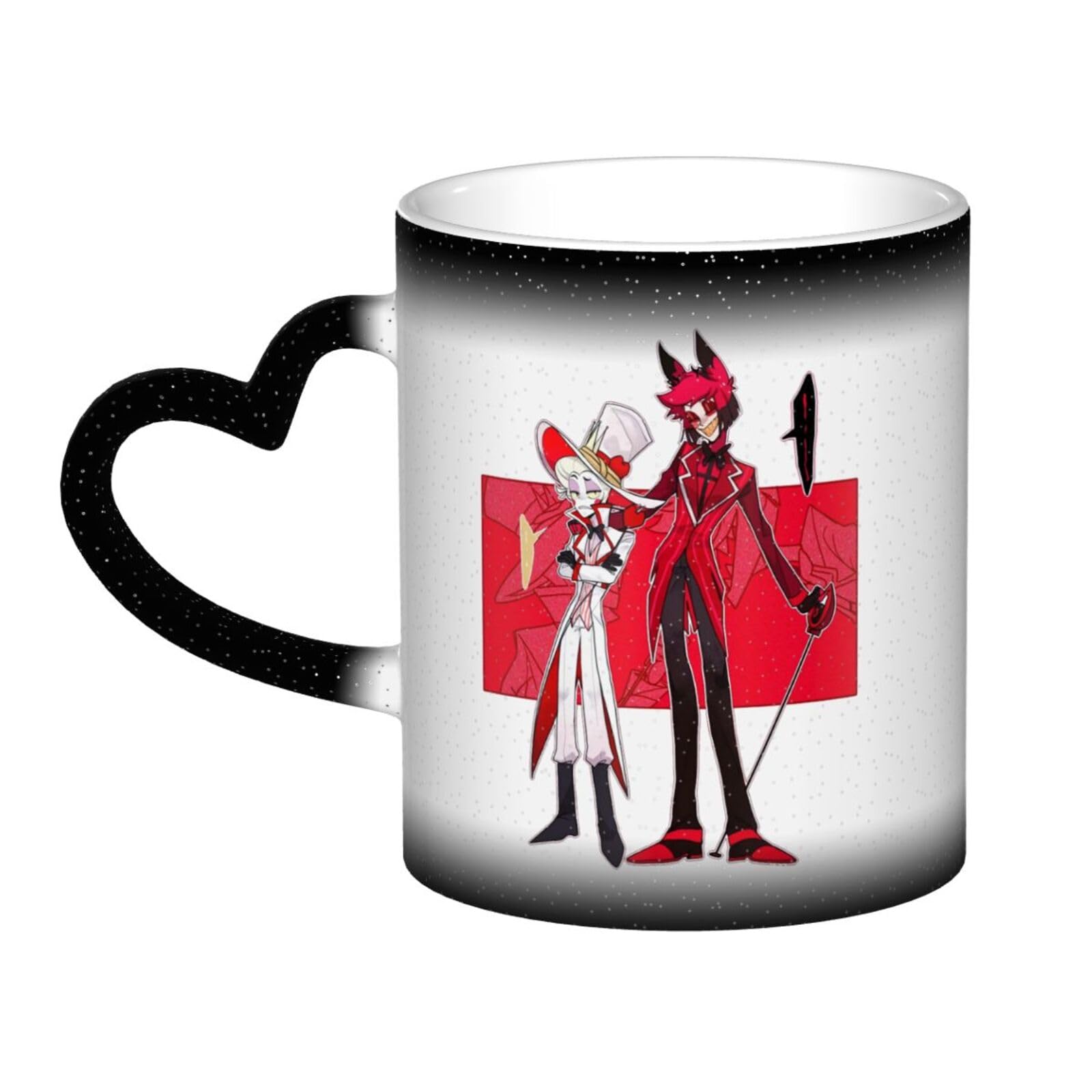 Zhongkaihua Alastor/Angel Dust/Lucifer Hazbin Hotel Mug Heat Mugs