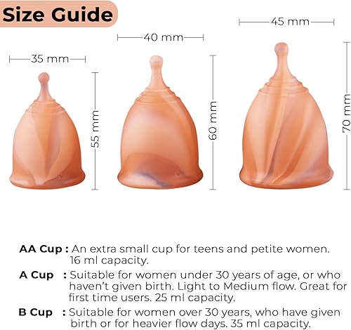 Miniatura 6 de Viva La Flow Copa de período Las mejores tazas menstruales reutilizables para mujeres para el cuidado de la menstruación Silicona suave de grado