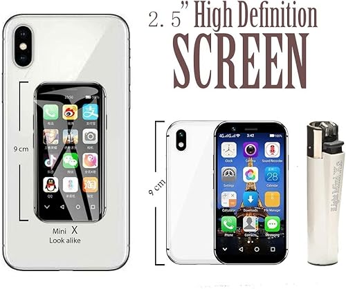 Miniatura 2 de Mini SmartPhone Melrose XS, el teléfono Android más pequeño del mundo 10+ 4G LTE, pantalla táctil súper pequeña de 2.5 pulgadas. Desbloqueado
