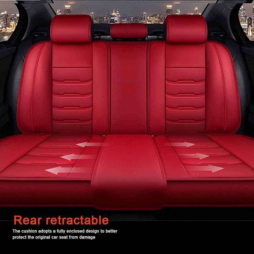 HOUSSES DE SIÈGE Pour FORD Ranger Pickup HIMALAYA (Complet) Noir Rouge