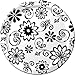 Creative Converting Cosmic Flowers Dinner Plates (8ct)