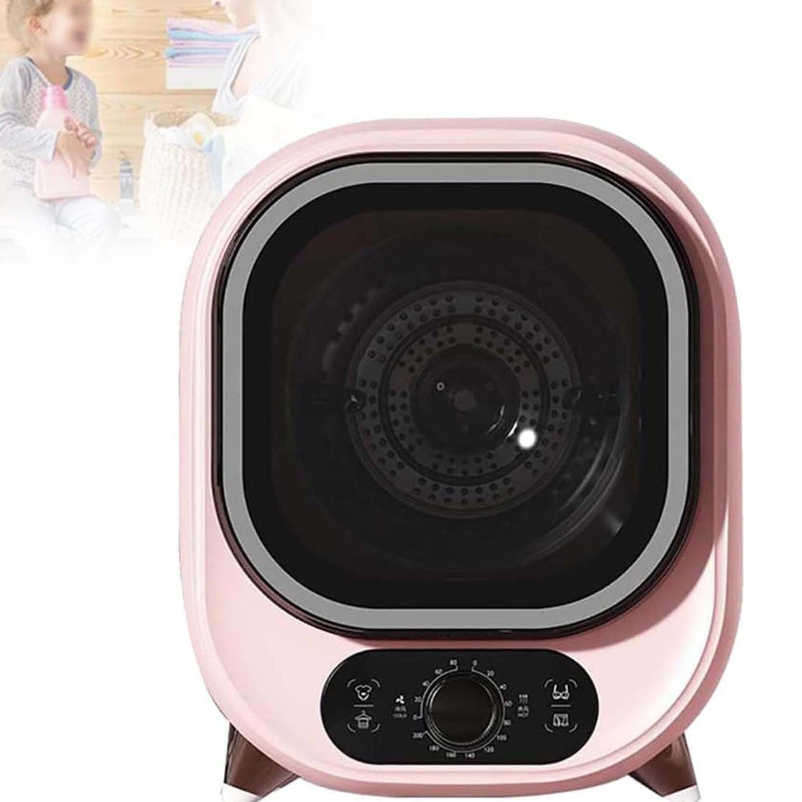 Secadora De Condensador PequeñA, Secadora PortáTil Compacta De 5 Kg De Capacidad, Secadora De Condensador PequeñA, Mini Secadora con Capacidad De Carga De 0,8 Kg,A-220V